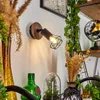 Borio »Borio« 1-flammige Wandlampe aus Metall/Holz in Produktbild-Vorschau 7