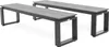 Two garden benches are shown against a white background. Produktbild-Vorschau