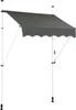 COSTWAY 150cm breit Klemmmarkise Balkonmarkise mit Produktbild-Vorschau 1