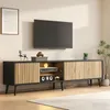 Mobile TV Merax con illuminazione a LED, mobile TV da Anteprima dell’immagine prodotto 2