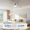 Wiltec Ventilateur de plafond silencieux 65 W, 4 pales, Ø Voir les images du produit 2