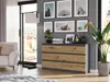 Moderná komoda Framire R-140 antracit mix artisan Náhľad obrázku produktu 5