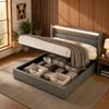 STILVORA Boxspringbett Polsterbett 140 x 200 cm Produktbild-Vorschau 1