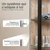 Vitrine en verre K-Möbel (176 x 37 x 33 cm) - Fabriquée en Voir les images du produit 4