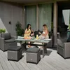 Gartenmöbel Set GENOVA Gartensitzgruppe aus Polyrattan - Produktbild-Vorschau 12