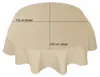Tischdecke oval ecru 130x220 cm Leinenoptik Lotuseffekt Produktbild-Vorschau 4