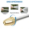 Metall Garten Handbrause 4 Muster – Hochdruck Spritzpistole Produktbild-Vorschau 3