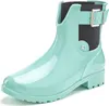 VIVANCE Gummistiefelette Herbststiefelette türkis Größe 40 Produktbild-Vorschau 3