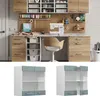 Hängeschrank Vicco R-Line Blau-Grau 60 cm mit Glastüren, Produktbild-Vorschau 2