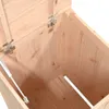 vidaXL Wäschetruhe 44x44x66 cm Massivholz Kiefer Produktbild-Vorschau 7