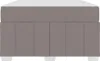 vidaXL Bettrahmen Taupe 120 x 200 cm Stoff Produktbild-Vorschau 6