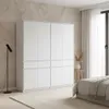 Szafa AGA 100 cm Biała Matowa Garderoba Modułowa 4 Drzwi 2 Podgląd zdjęcia produktu 5