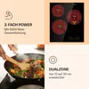 A collage showing a cooking appliance, food being cooked, and marketing text. Podgląd zdjęcia produktu