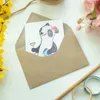 Mr. & Mrs. Panda Grußkarte Eventmanagerin Herz - Weiß - Produktbild-Vorschau 3