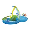 Planschbecken Kinderpool mit Rutsche & Wassersprüher & Produktbild-Vorschau 1