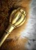 LARP Goldener Melonen-Hammer, Polsterwaffe, 45 cm „Huoyan“ Produktbild-Vorschau 6