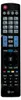 A black TV remote control is shown against a black background. Produktbild-Vorschau