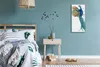 Wandkunst Leinwand Bild Uhr Geräuschlos 30x60 Gemälde Tier Produktbild-Vorschau 4