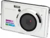 A silver AgfaPhoto compact digital camera is shown from a slightly elevated front-right angle against a white background. Produktbild-Vorschau