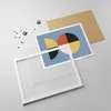 Gerahmtes Poster - Weißer Rahmen - Stück Geometrisch Rad - Produktbild-Vorschau 4