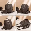 MODFU Damen-Kunstleder-Rucksack-Geldbörsen Mehrzweck-Design Produktbild-Vorschau 5