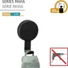 Static-Loc® Plus Wandhaken Pavia Schwarz 2er Set Produktbild-Vorschau 2