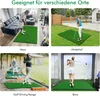 COSTWAY 150x100 cm golfslagmat, trainingsmat inclusief 3 Productafbeelding-voorbeeld 8