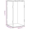 vidaXL Displaybox Transparent 20x20x38 cm Acryl Produktbild-Vorschau 6