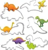 Dinosaurier-Ausstechform Set 6 Stück, Lebensmittelechter Produktbild-Vorschau 1