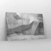 Bilder auf glas - Einteilig - Beton Wand Grau - 120x80cm - Produktbild-Vorschau 4