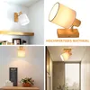 ZMH Wandlamp, houten wandlamp, 2-delig, wandspots E14, Productafbeelding-voorbeeld 9