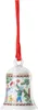 A Christmas bell ornament with a scene of children building a snowman. Anteprima dell’immagine prodotto