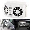 Solárne napájaný ventilátor chladiča automobilu ventilátor Náhľad obrázku produktu 7
