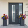 Kubus Übertopf XXL ca. 30x30 cm - anthrazit -  Höhe: 80cm Produktbild-Vorschau 8