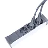 as-Schwabe 3-fach Steckdosenleiste RACK 10 Zoll Netzwerk Produktbild-Vorschau 4