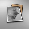 Gerahmtes Poster - Schwarzer Rahmen - Gesicht Grafiken Produktbild-Vorschau 3