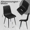 Lina® Elisia Esszimmerstuhl im modernen Design - Samt - Produktbild-Vorschau 5