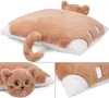 A collage of images showing a plush cat pillow from different angles. Náhľad obrázku produktu