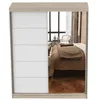 Schwebetürenschrank Kleiderschrank Bono 05, 160 cm, Produktbild-Vorschau 8