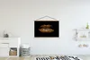 MuchoWow® Textilposter Lippen - Tigerdruck - Schwarz 120x80 Produktbild-Vorschau 2