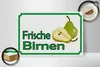 Holzschild Hinweis 30x20cm frische Birnen Hofladen Produktbild-Vorschau 3