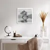 Poster - Poster ohne Rahmen - Baum Symmetrie See - 40x40 cm Produktbild-Vorschau 5