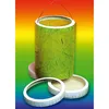 Laternendeckel/Laternenboden, D: 15,3 cm, weiß, 1 Paar Produktbild-Vorschau 2