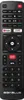 A black remote control with various buttons and labels. Náhled obrázku produktu