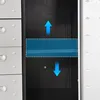 Stabiler Metall-Werkzeugschrank mit Rollen – 75 × 42 × 88 Produktbild-Vorschau 7