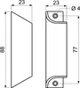 Balkontürgriff 6010 (Oberfläche: F9 Aluminium Stahl) Produktbild-Vorschau 8