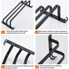 Handdoekenrek - Wandmontage - 80 cm - Mat zwart Productafbeelding-voorbeeld 4