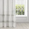 Gardine ANNE weiß beige 140x270 cm  Ösen Produktbild-Vorschau 7