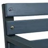 vidaXL Gartenstühle 2 Stk. Grau Holz -  Gartenstühle Produktbild-Vorschau 8