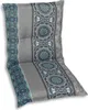 GO-DE Textil, Sesselauflage nieder, Ornamentstreifen blau Produktbild-Vorschau 1